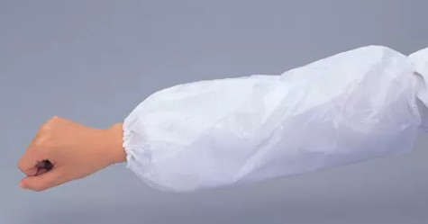 CPE Disposable Sleeve Cover , Plastic Arm Protectors 40 × 20cm Size