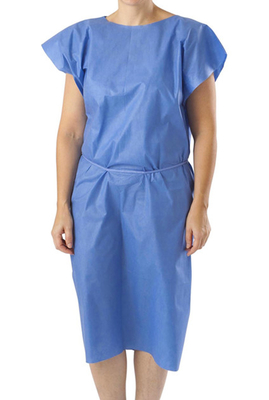 Sleeveless Disposable Isolation Gowns Waterproof For Hospital Patient