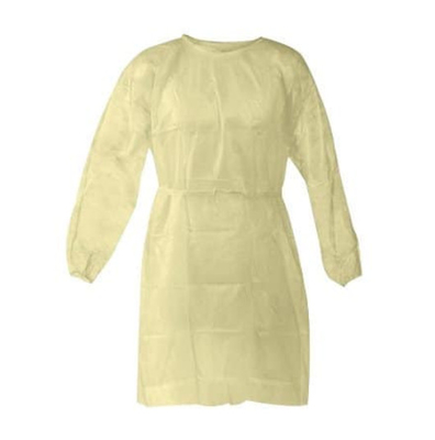 20gsm Disposable Isolation Gowns Non Woven With Elastic Cuffs