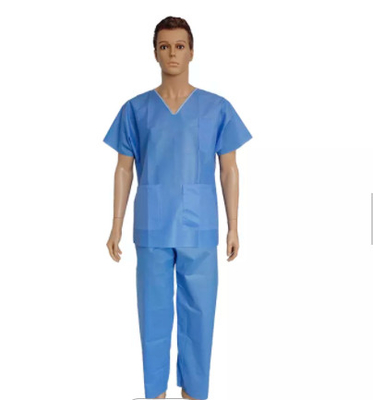 Protective Disposable Scrub Suits For Hospital Nursing Patient