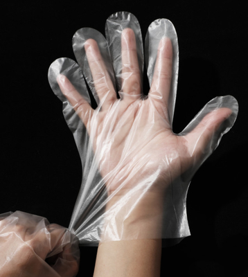 Waterproof Disposable Pe Gloves , Food Handling Plastic Gloves For Household