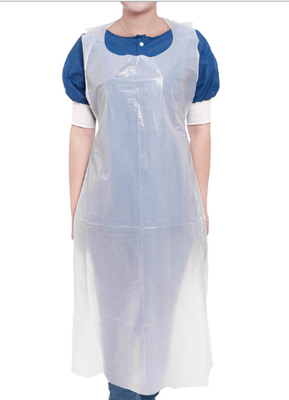 Transparent PE Disposable Plastic Apron Waterproof For Cleaning
