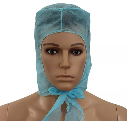 Customized Disposable Surgical Hood , Non Woven Head Cap With PP SMS Material