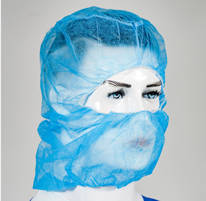 Protective Disposable Non Woven Cap , Surgical Hood Cap 12GSM