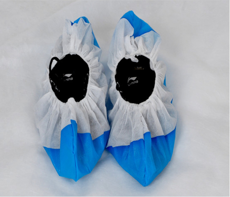 PP CPE Medical Shoe Covers Disposable Waterproof Shoe Protectors Comfortable