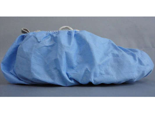 SMS Disposable Shoe Cover , Soft Flexible Non Woven Overshoes OEM