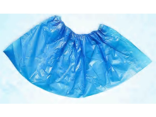HDPE Disposable Shoe Cover With White Blue Green Color 41cm 45cm Size