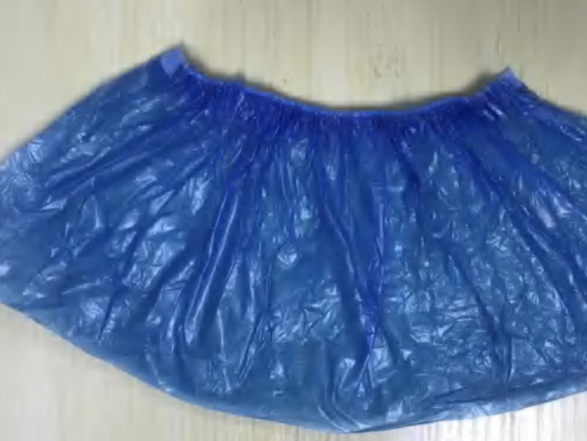 HDPE Disposable Shoe Cover With White Blue Green Color 41cm 45cm Size