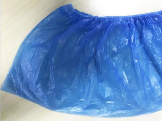 HDPE Disposable Shoe Cover With White Blue Green Color 41cm 45cm Size