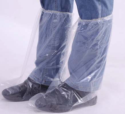 PE HDPE Material Disposable Boots Cover Waterproof 40×45cm Size
