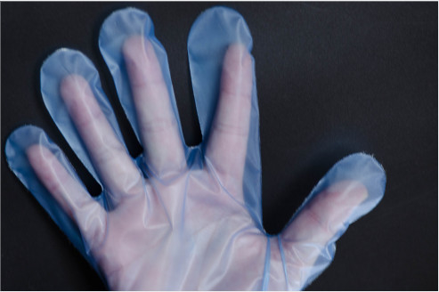 PE CPE Material Disposable Plastic Gloves Biodegradable For Household