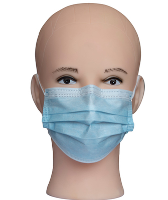25gr PP Melt Blown Surgical Disposable Face Mask 3 Ply With Ear Loops