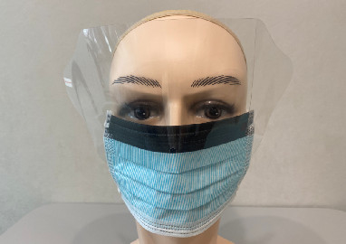 Level 3 Surgical Disposable Protective Face Mask With Visor Anti Fog Earloops