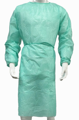 Green Surgical Gown Non Woven , Disposable Gown For Hospital OEM