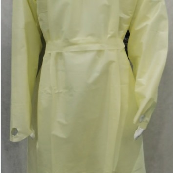 PP+PE Coated Disposable Surgical Gowns Water Resistant With Thumb Loop