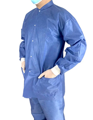 Customized Disposable Lab Gown Abrasion Resistant For Hospital Laboratory