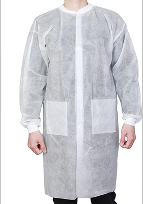 Lightweight Durable Disposable Lab Gown Breathable Anti Dust For Hospital