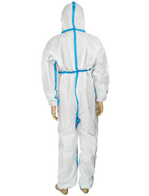 OEM White Disposable Protective Coverall Water Resistant Type 4 5 6