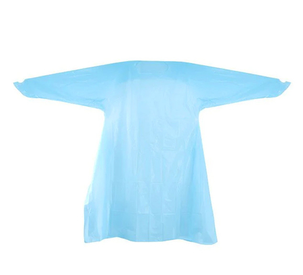 Level 3 Isolation Disposable CPE Gown For Medical Laboratory